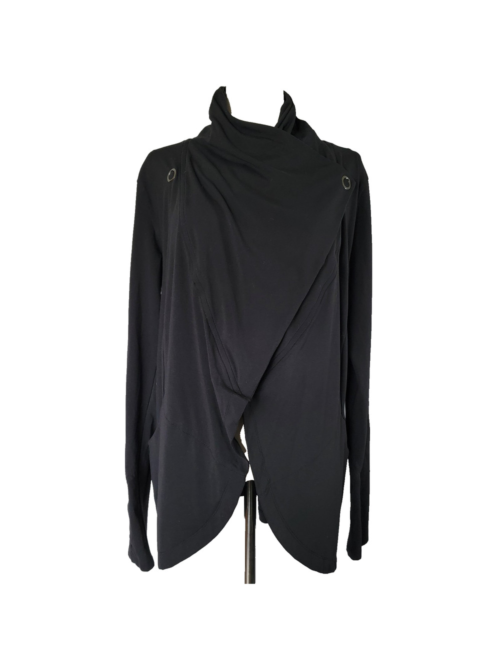 Yogalicious Y2K Wrap Top Womens L Athleisure Activewear Yoga Casual Whimsygoth